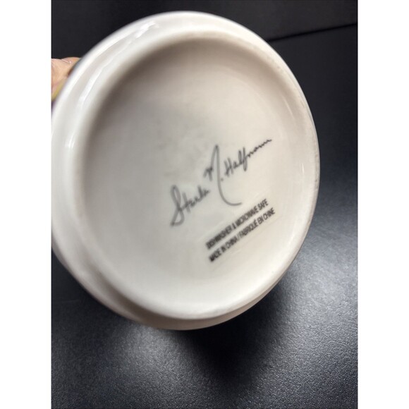 Anthropologie Starla M. Halfmann Petal Palette Monogram Letter “S” Mug - Picture 5 of 5